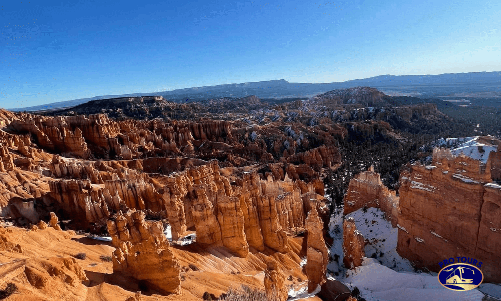 Scenic stop on a guided bus tour with Pro Tours